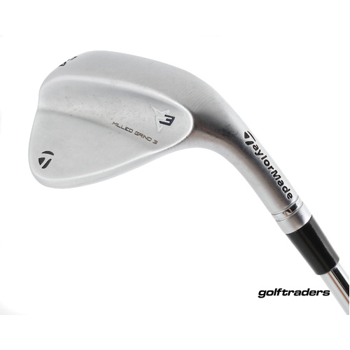 Taylormade Milled Grind 3 Chrome Gap Wedge 54.11 SB Steel Stiff Flex L2976