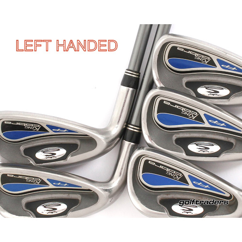 King Cobra FP Irons 6-PW Graphite Regular Flex Left Handed New Grips L3024