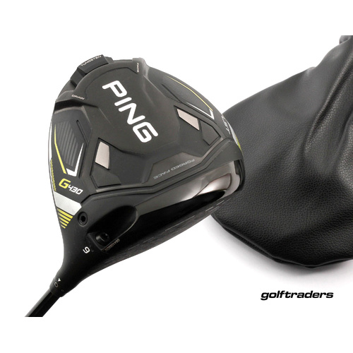 Ping G430 LST Driver 9º Graphite Stiff Flex New Shaft & Grip - Cover L3149