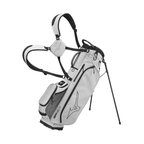 Mizuno 2024 BR-D3 Stand Bag - Heathered Grey - L317