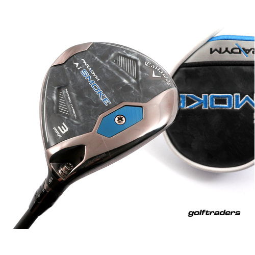 Callaway Paradym Ai Smoke Max 3 Wood 15º Graphite Stiff Flex Cover L3210