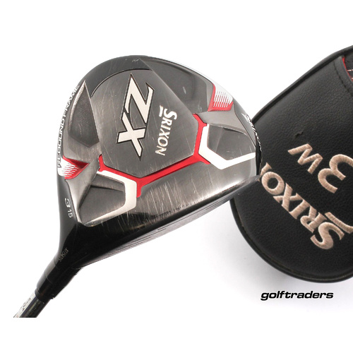 Srixon ZX 3 Fairway Wood 15º Graphite Regular Flex Cover New Grip L3325