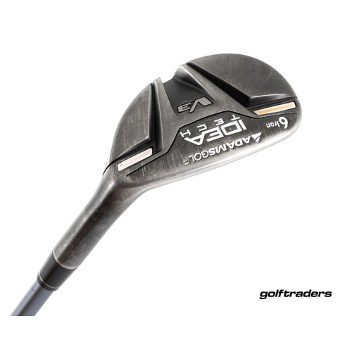 Adams Golf Idea Tech Hybrid V3 6 Iron Graphite Regular Flex L3339