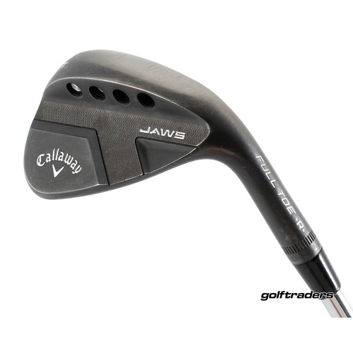 Callaway Jaws Black Full Toe Sand Wedge 54.12 Steel Stiff Flex L3568