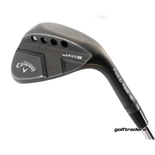 Callaway Jaws Black Full Toe Lob Wedge 60.10 Steel Stiff Flex New Grip L3569