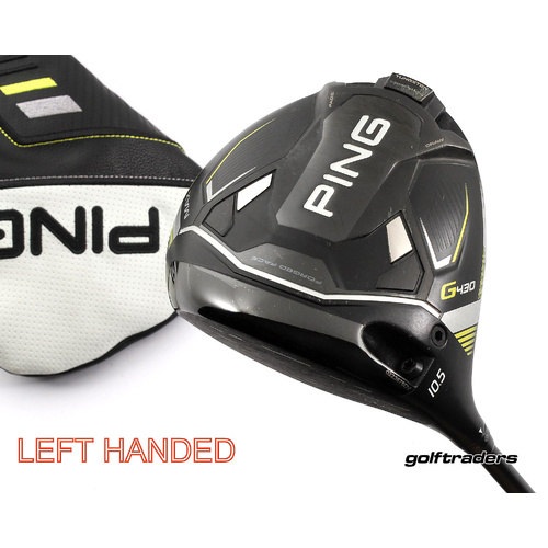 Ping G430 Max Driver 10.5º Graphite Stiff Cover Left Handed New Grip L3590