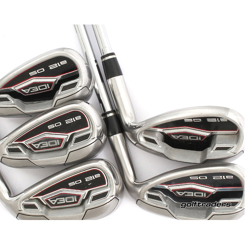 Adams Golf Idea A12 OS Hybrid Irons 7-PW, SW Steel Regular Flex L3608