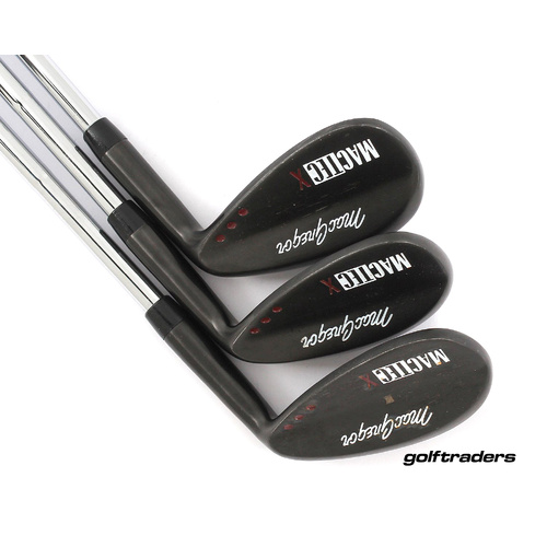MacGregor MacTec X Black Wedge Set 52º, 56º, 60º Steel Wedge Flex L3711