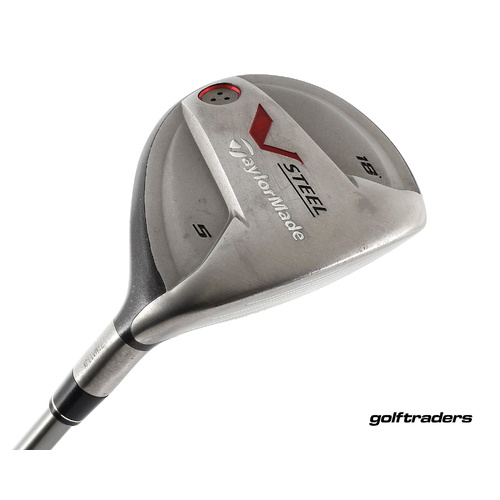 Taylormade V Steel 5 Fairway Wood 18º Graphite Stiff Flex New Grip L4229