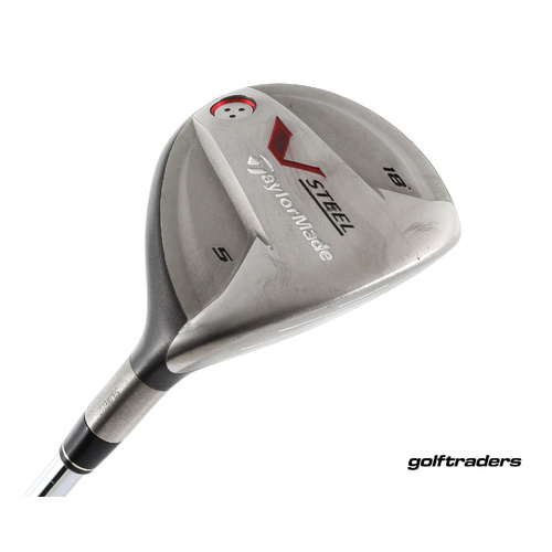 Taylormade V Steel 5 Fairway Wood 18º Steel Regular Flex New Grip L4232