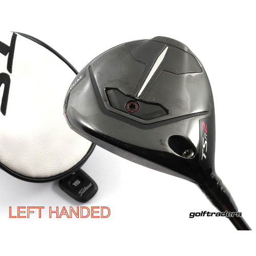 Titleist TSR2 3 Wood 15º Graphite Regular Cover Left Handed New Grip M1132