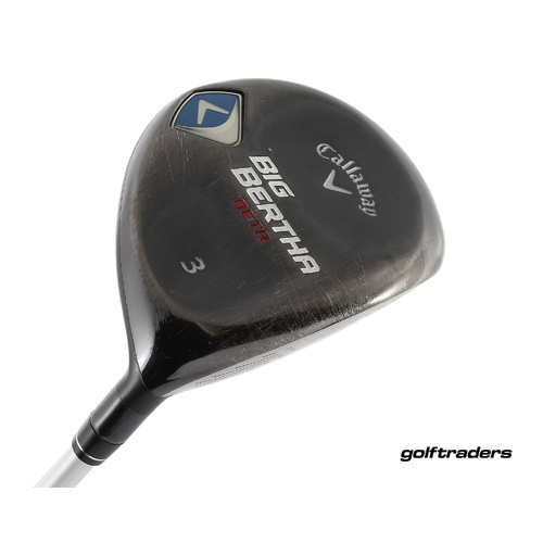 Callaway Big Bertha Beta 3 Fairway Wood Graphite Stiff Reg Flex New Grip M120