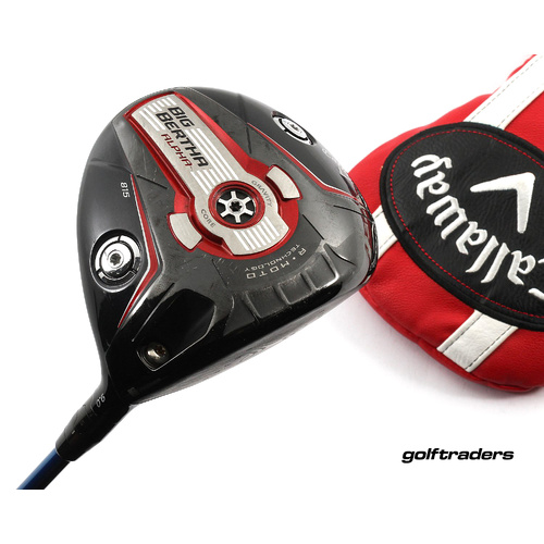 Callaway Big Bertha Alpha 815 Driver 9º Graphite Stiff Cover New Grip M131