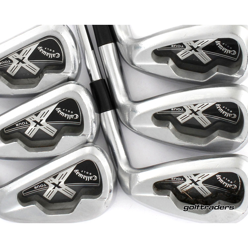 Callaway X Tour Forged Irons 5-PW Steel Regular Flex New Grips M14