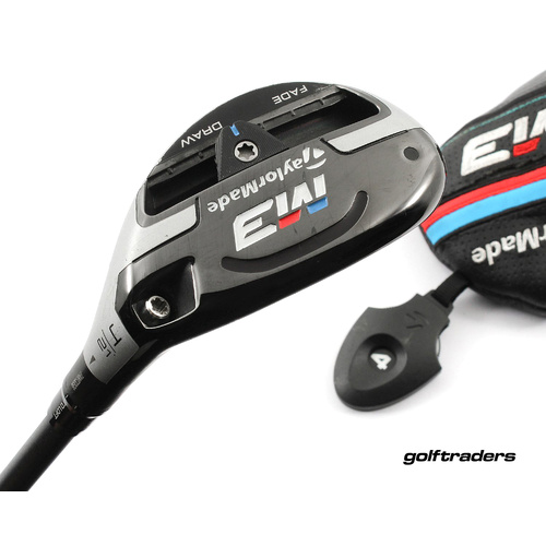 Taylormade M3 Rescue 4 Hybrid 21º Graphite Stiff Flex Cover New Grip M1658