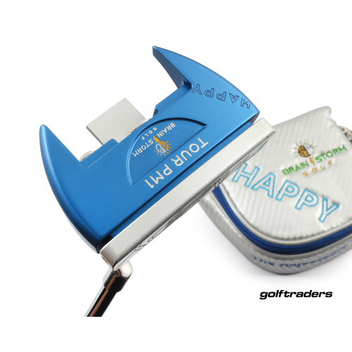 Brain Storm Golf Happy Tour PM1 Putter 34" Steel Cover M1683