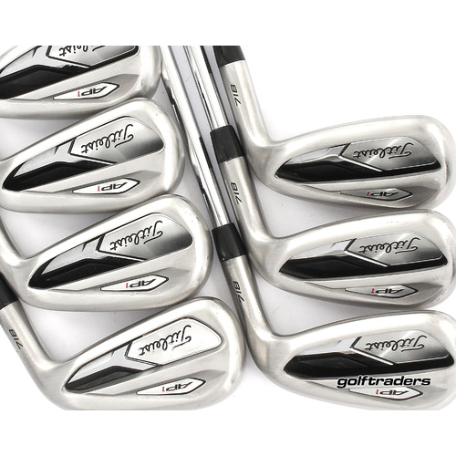 Titleist AP1 718 Irons 5-PW, GW Steel Regular Flex New Grips M1703