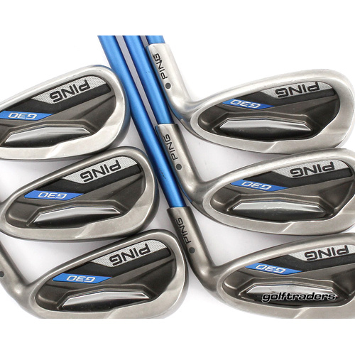 Ping G30 Black Dot Irons 5-PW Graphite Regular Flex +0.5" Longer M1706