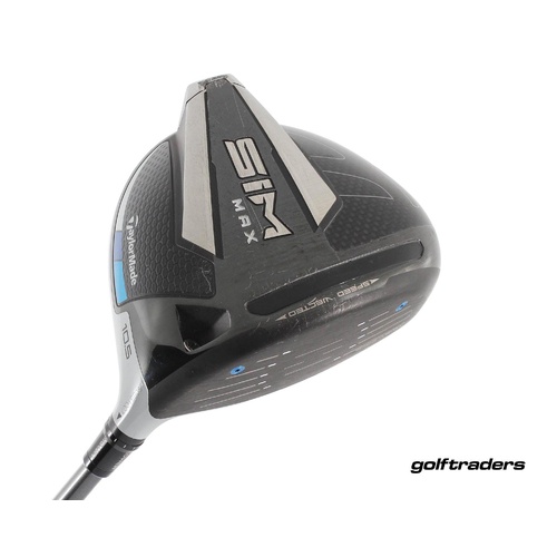 Taylormade Sim Max Driver 10.5º Graphite Regular Flex New Grip M1727