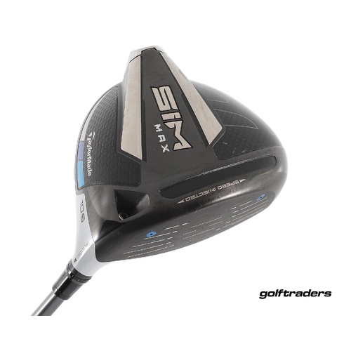 Taylormade Sim Max Driver 10.5º Graphite Stiff Regular Flex New Grip M1731