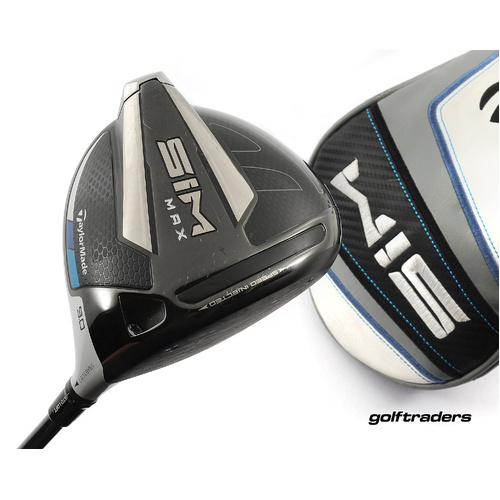 Taylormade Sim Max Driver 9º Graphite Stiff Flex Cover M1739