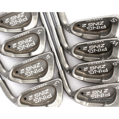 Ping Zing 2 Black Dot Irons 3-PW, SW Steel Regular Flex +0.5" Longer M1804