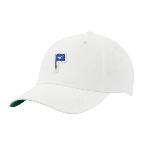Mizuno Pin High Adjustable Golf Cap - White M1820