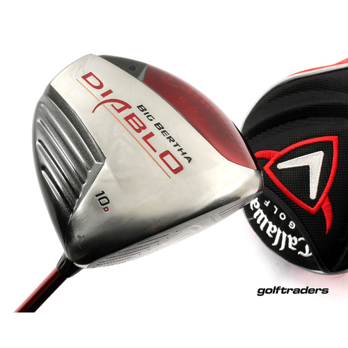 Callaway Big Bertha Diablo Driver 10º D Graphite Stiff Cover New Grip M1865