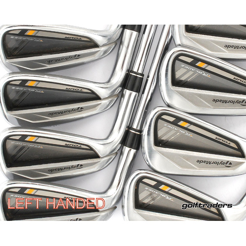 Taylormade RBladez Tour Irons 4-PW, GW Steel Stiff Left Handed New Grips M19