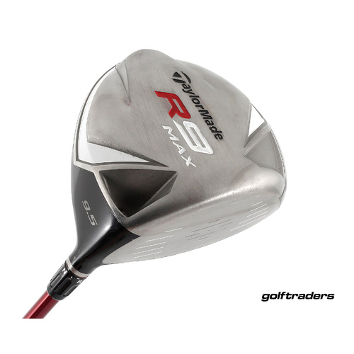 Taylormade R9 Max Driver 9.5º Graphite Stiff Flex New Grip M1912