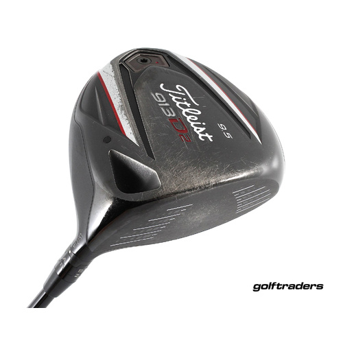 Titleist 913 D2 Driver 9.5º Graphite Stiff Flex New Grip M1953