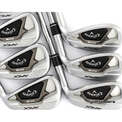 Callaway Apex DCB Forged Irons 5-PW, GW Steel Regular Flex New Grips M1964