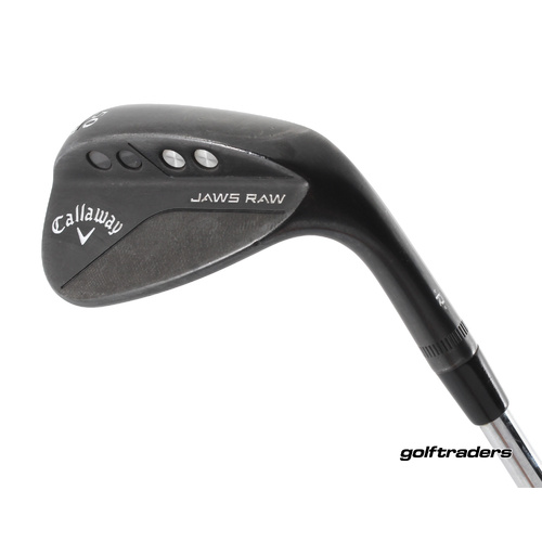 Callaway Jaws Raw Black Gap Wedge 50.12W Steel Regular Flex M1968