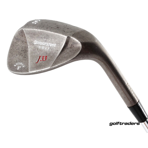 Bridgestone J33 Raw Lob Wedge 60.08 Steel Stiff Flex New Grip M1984