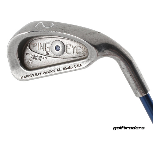 Ping Eye 2+ Blue Dot 2 Iron Graphite Regular Flex  New Grip M1985