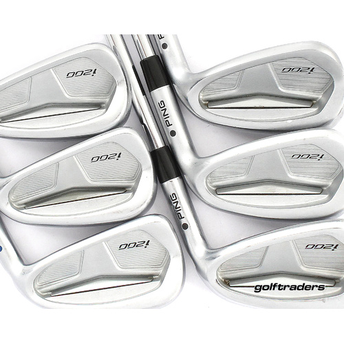 Ping i200 Blue Dot Irons 5-PW Steel Stiff Flex New Grips M2005