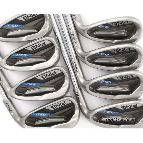Ping G30 White Dot Irons 5-PW, GW, SW Steel Stiff Flex M2007