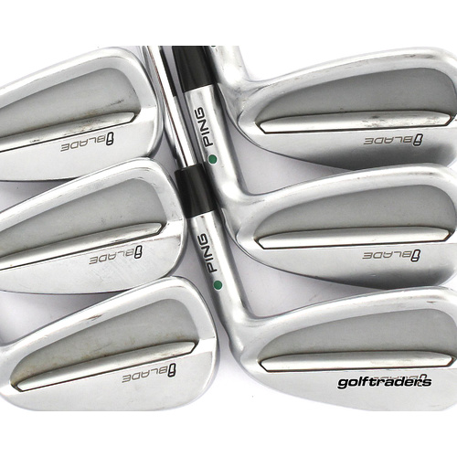Ping iBlade Green Dot Irons 5-PW Steel X-Stiff Flex New Grips M2009