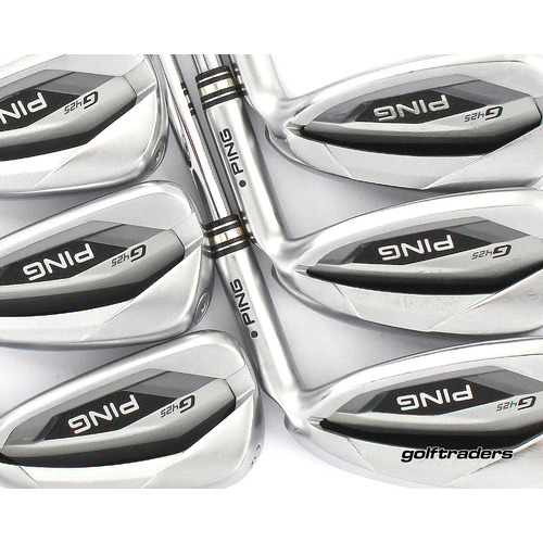 Ping G425 Black Dot Irons 5-PW Steel Stiff Flex New Grips M2019