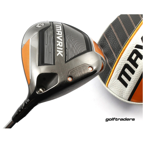 Callaway Mavrik Driver 10.5º Graphite Stiff Regular Flex Cover New Grip M2027