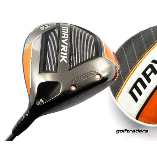 Callaway Mavrik Driver 9º Graphite Stiff Flex Cover New Grip M2028