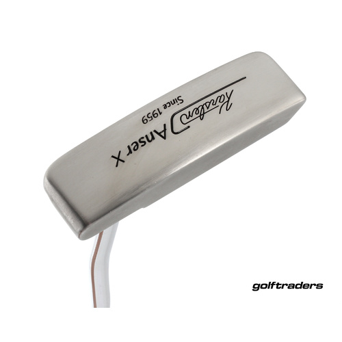 Ping Karsten Anser X Stainless Blade Putter 35" Steel New Grip M2045