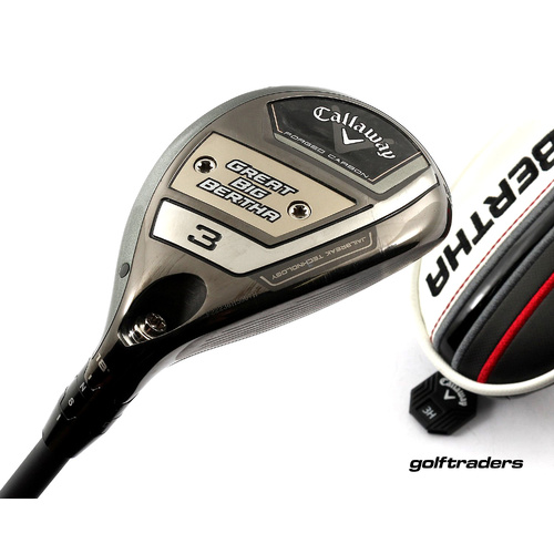 Callaway 2023 Great Big Bertha 3 Hybrid 18º Graphite Stiff Flex Cover M2050