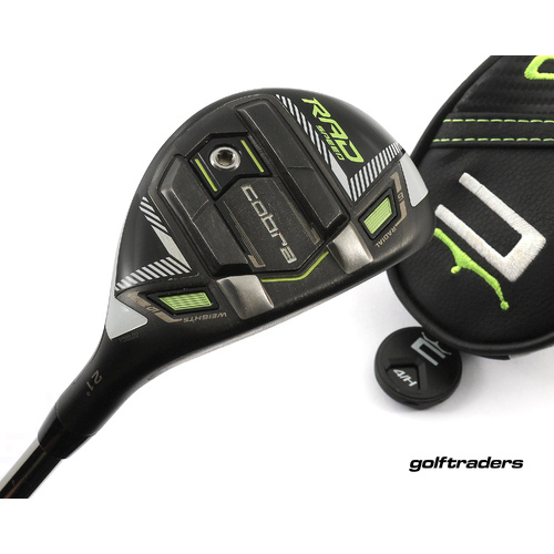 Cobra King Radspeed 4 Hybrid 21º Graphite Regular Flex Cover New Grip M2063