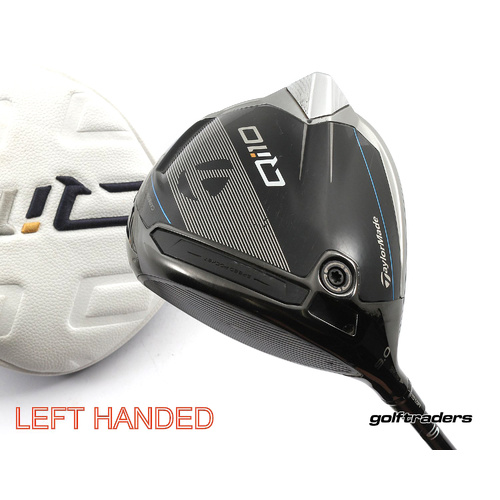 Taylormade Qi10 Driver 9º Graphite Stiff Cover Left Handed New Grip M2075