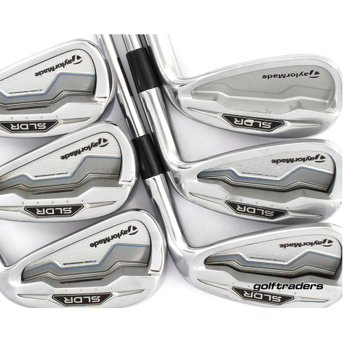 Taylormade SLDR Irons 5-PW Steel Regular Flex New Grips M2175
