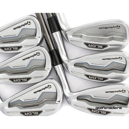 Taylormade SLDR Irons 5-PW Graphite Regular Flex New Grips M2178