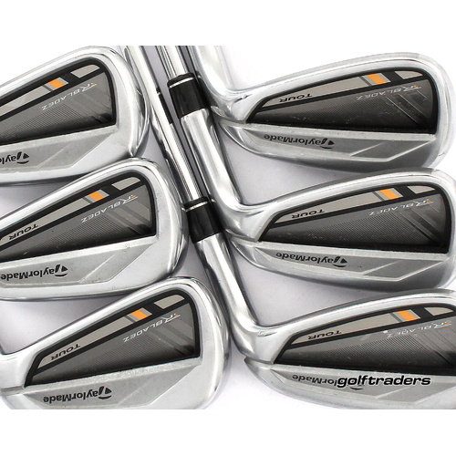 Taylormade RBladez Tour Irons 5-PW Steel Stiff Flex New Grips M2186