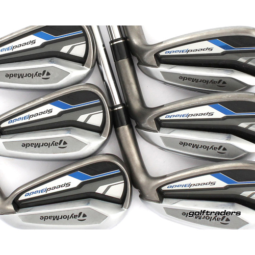 Taylormade SpeedBlade Irons 5-PW Steel Regular Flex New Grips M2195