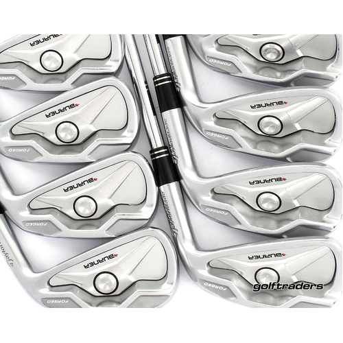 Taylormade Forged Burner Irons 3-PW Steel Stiff Flex New Grips M2196
